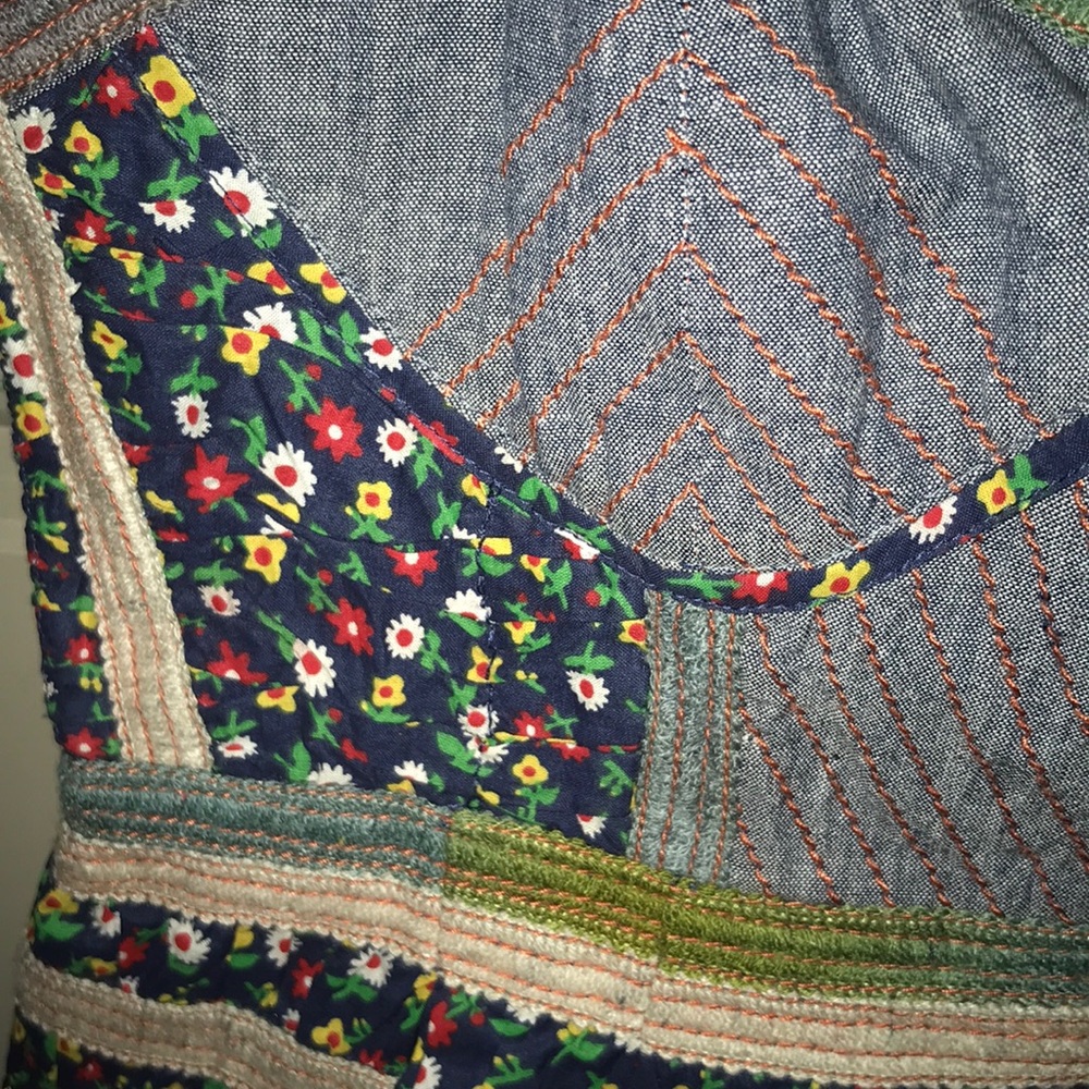 Free People chambray floral dress